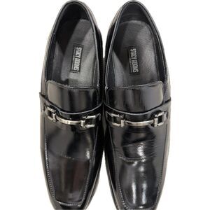 Stacy Adams Black Leather Horsebit Loafers – Men’s Size 10